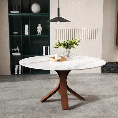 Modern Round Sintered Stone Dining Table