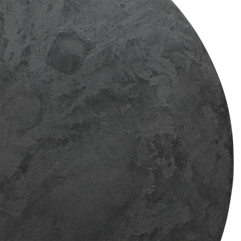 Leigh Micro Cement Coffee Table, Black