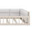 Maily Wood Full Size Upholstered Platform Bed with Guardrail and Pillow-1943433221