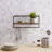 Amaje Accent Shelf with Towel Bar
