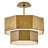 Facet Five-Light Convertible Hexagonal Two-Tier Pendant-94486976-94486977