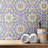 Sevillano Andalusia 8" x 8" Ceramic Patterned Field Wall Tile