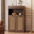 Brown Oak/Beige