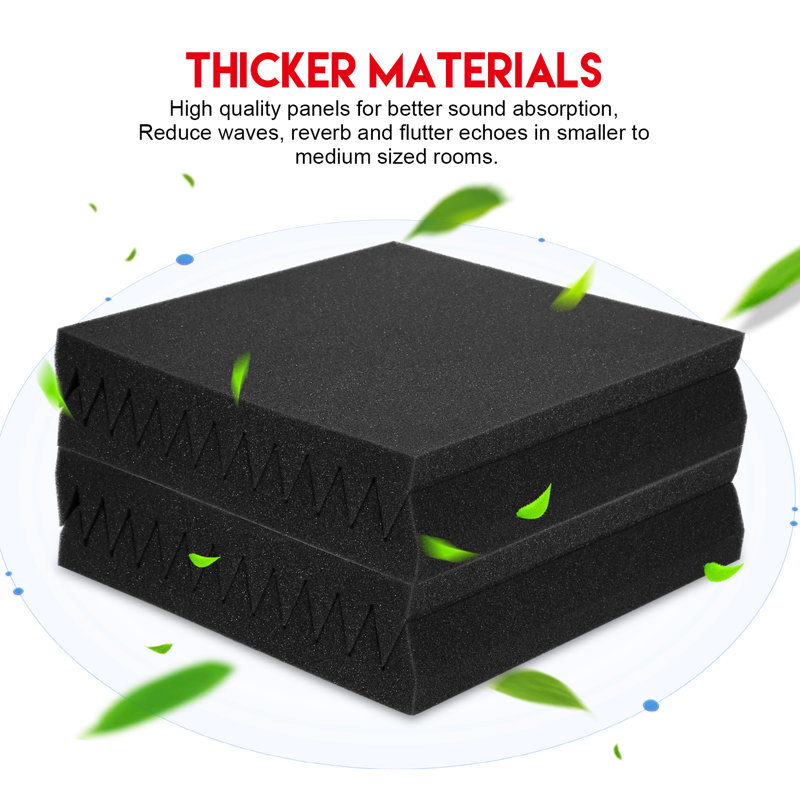 12 Packs Sound Proof Padding Soundproof Foams