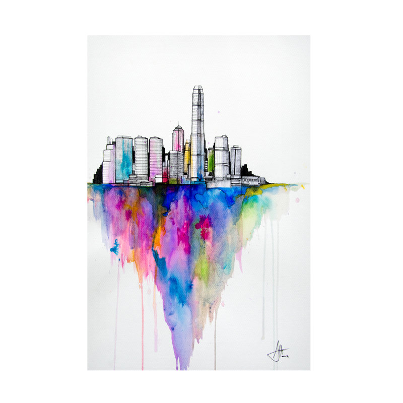 Art sur toile Marc Allante II, H 19 po x l 12 po