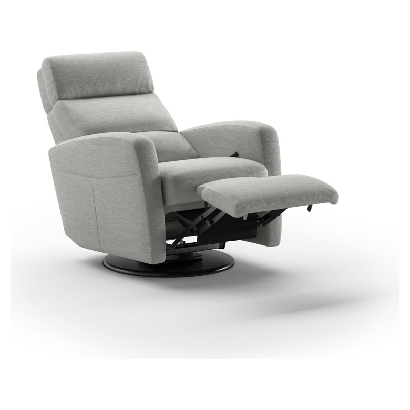 Sloped Recliner - Manual, Light Gray
