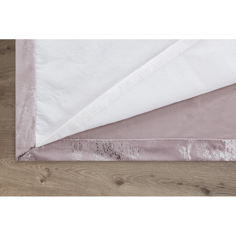 Room Darkening Curtain Pair, Pink, 165 W x 137