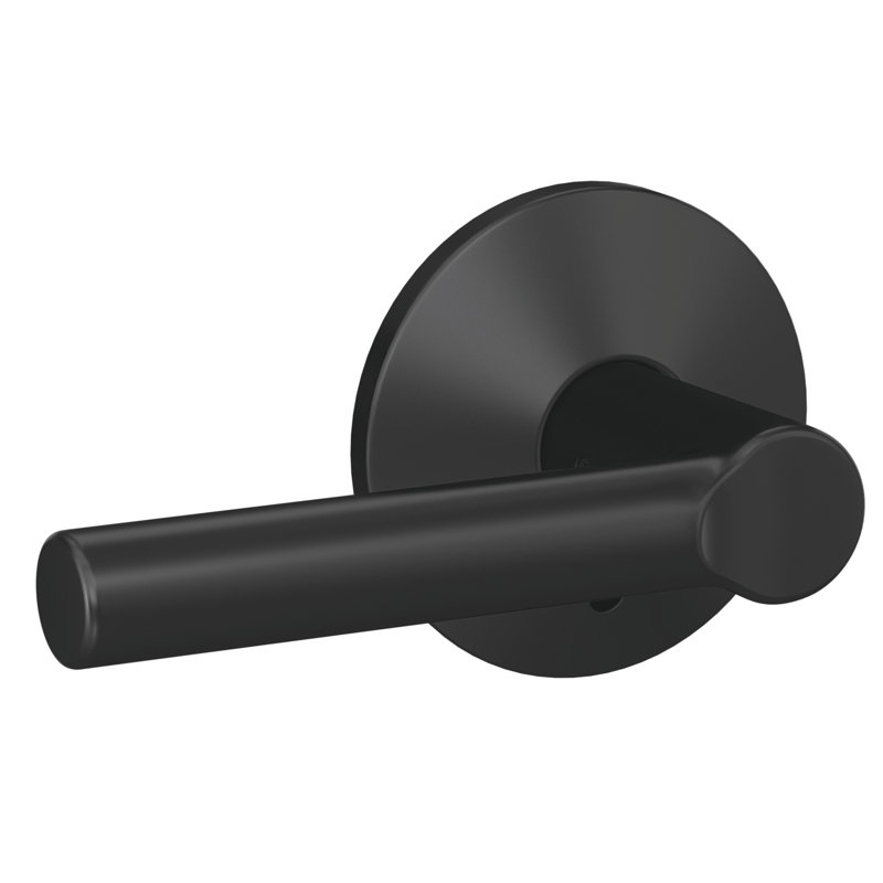 Custom Broadway Non-Turning Lever with Kinsler Trim, Matte Black