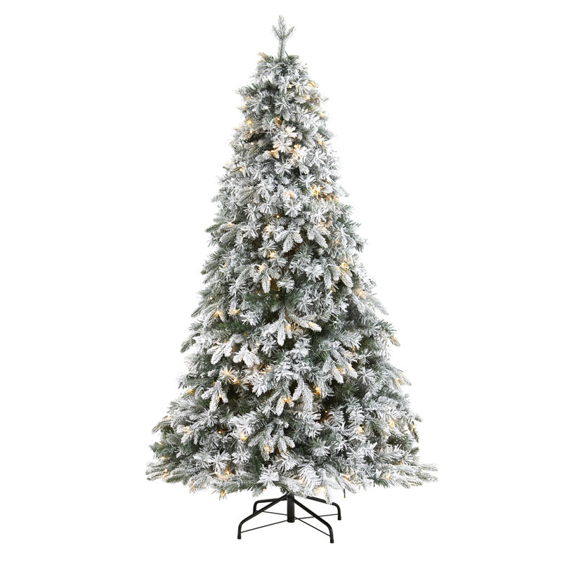 Lighted Artificial Christmas Tree, 6' H
