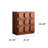 34.5" Mid-Century Modern Side Cabinet, Minimalist Walnut Side Cabinet, Solid Wood Veneer, Fully Assembled