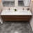 Azden 70.6" Wall-Mounted Double Bathroom Vanity Set-821701423