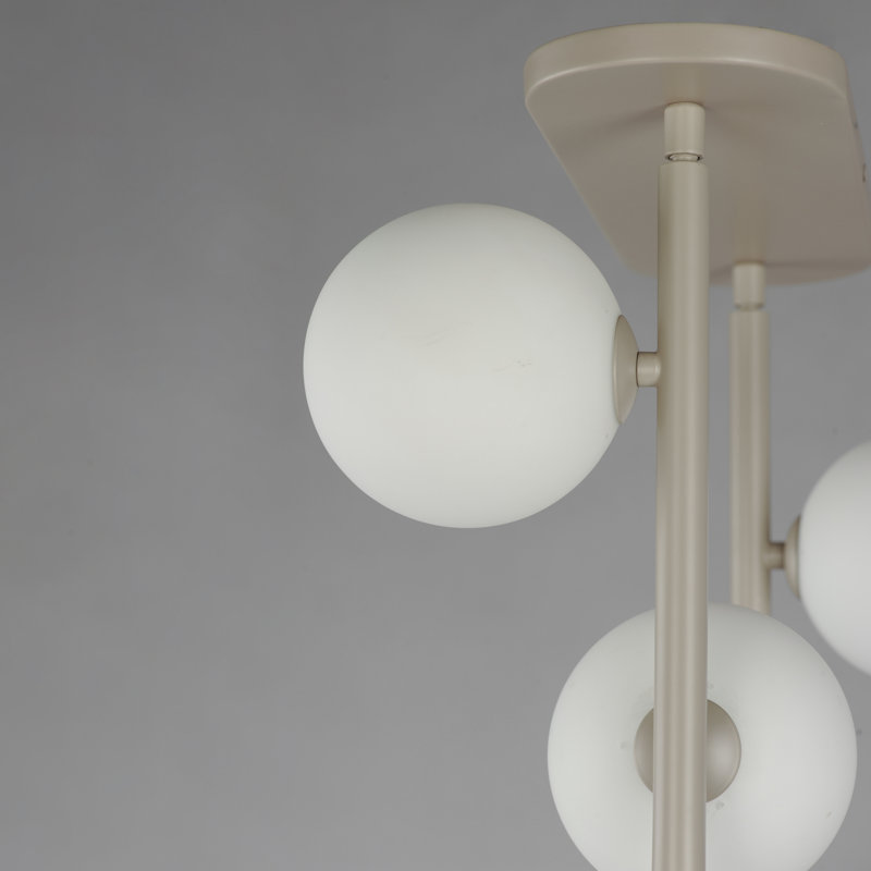 Contour MTO 5 - Light LED Semi Flush Mount, Taupe