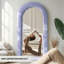 Miroir de plancher en bois manufacturé Jezell-142387186-134807597