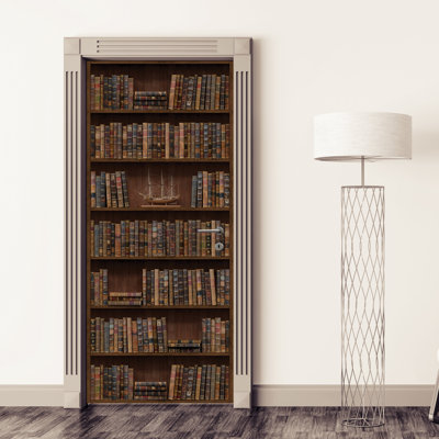 Décalcomanie de porte bibliorom