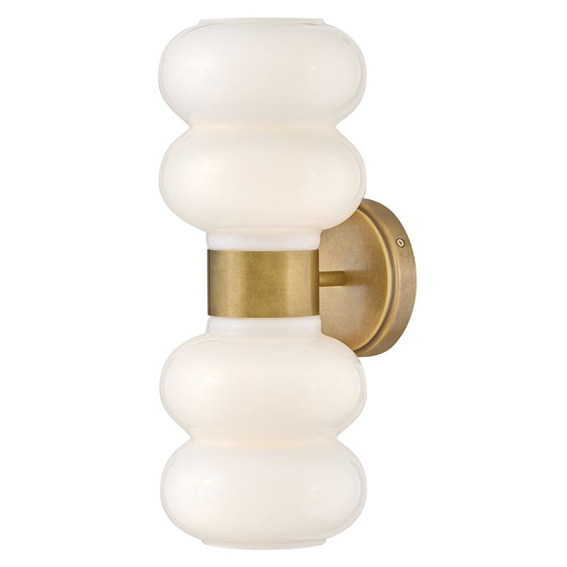 Denelle Nadia 2-Light Bubble Wall Sconce, Bronze