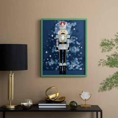«Disco Nutcracker II», reproduction encadrée - bois massif
