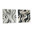 Cupertina - Ensemble de 2 peintures murales abstraites en acrylique-103928180