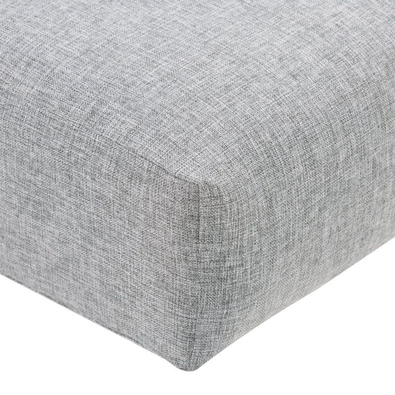 Coussins de chaise longue d'extérieur, gris