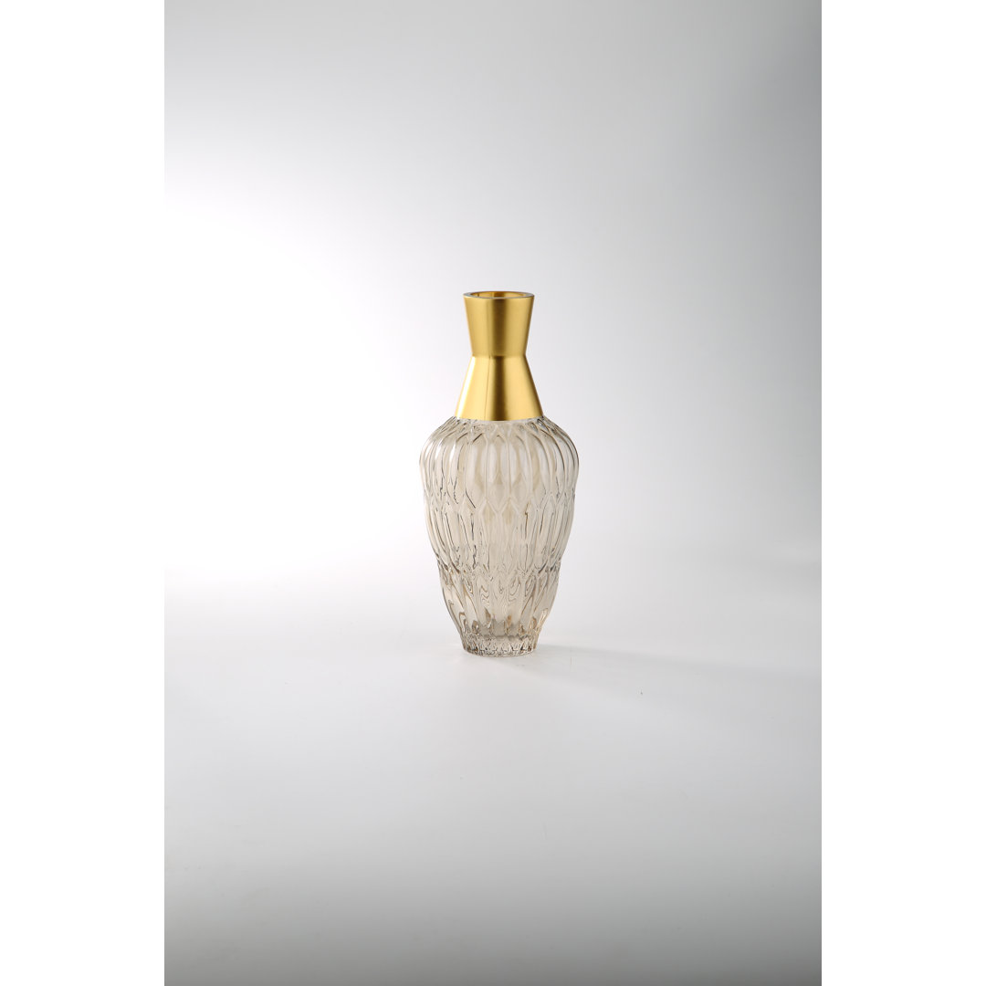 Enar 11.02" Indoor / Outdoo Glass Table vase Mercer41 