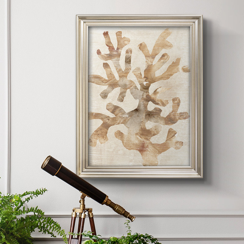 Parchment Coral I - reproduction d'art sur toile, L 23 po x H 32 po