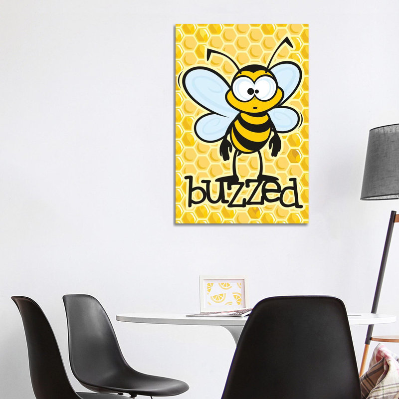 Buzzed 1 Piece Wrapped Canvas Wall Art, 101.6cm H x 66.04cm W