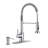 FURUISI Pull Out Single Handle Kitchen Faucet with Soap Dispenser-95197684