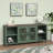 70" Two-Tone Farmhouse TV Stand with Storage Cabinets-316216935-334791673