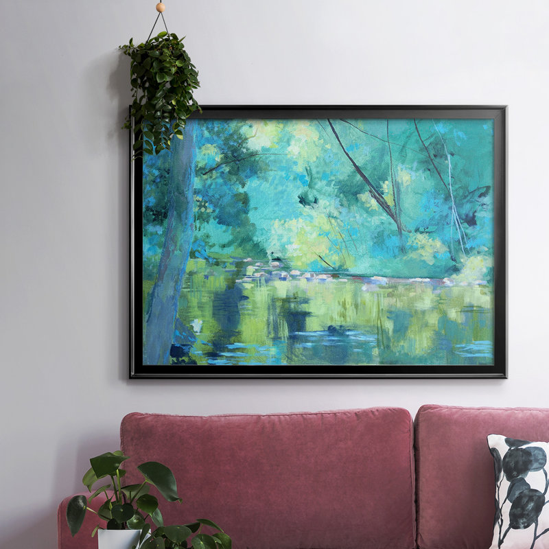 Housatonic River, reproduction d'art sur toile, H 14 po x l 20 po, Noir