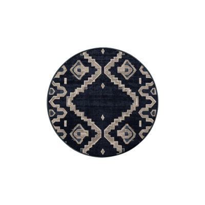 Machine Washable Grey Area Rug