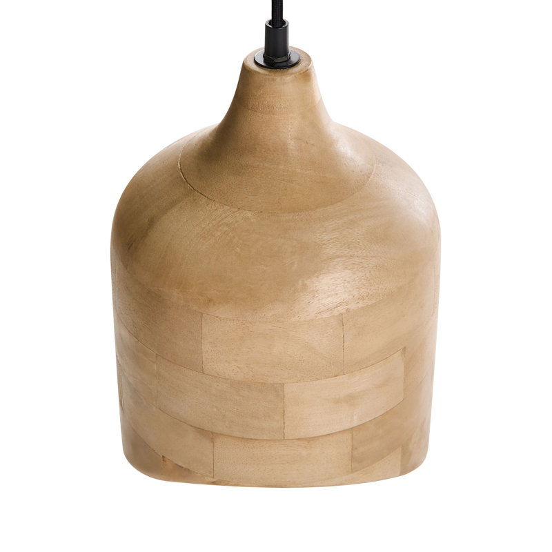 1 - Light Natural Single Pendant