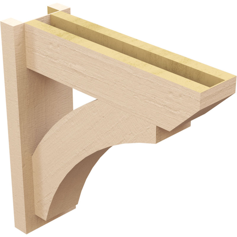 Bois de cèdre brut Thorton, H 28 po x l 6 po x P 20 po