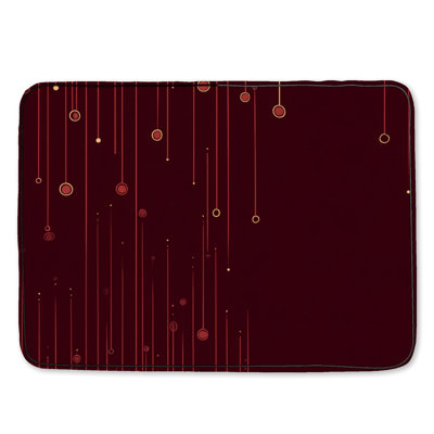 Tapis de bain abstrait
