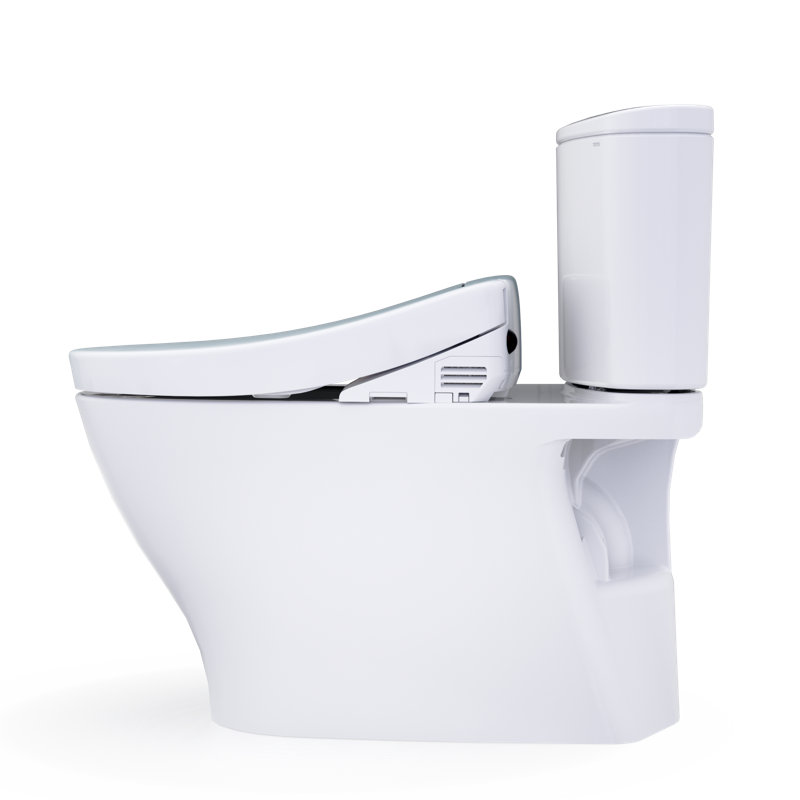 TOTO® WASHLET®+ Nexus® Two-Piece Elongated 1.28 GPF Toilet with S5 Bidet Seat, Cotton White - MW4423446CEFG#01