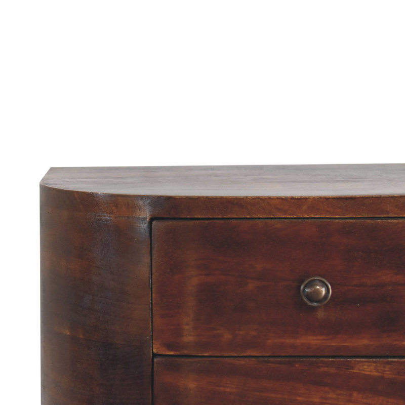 Quarryville 45cm W Solid Wood Bedside Table