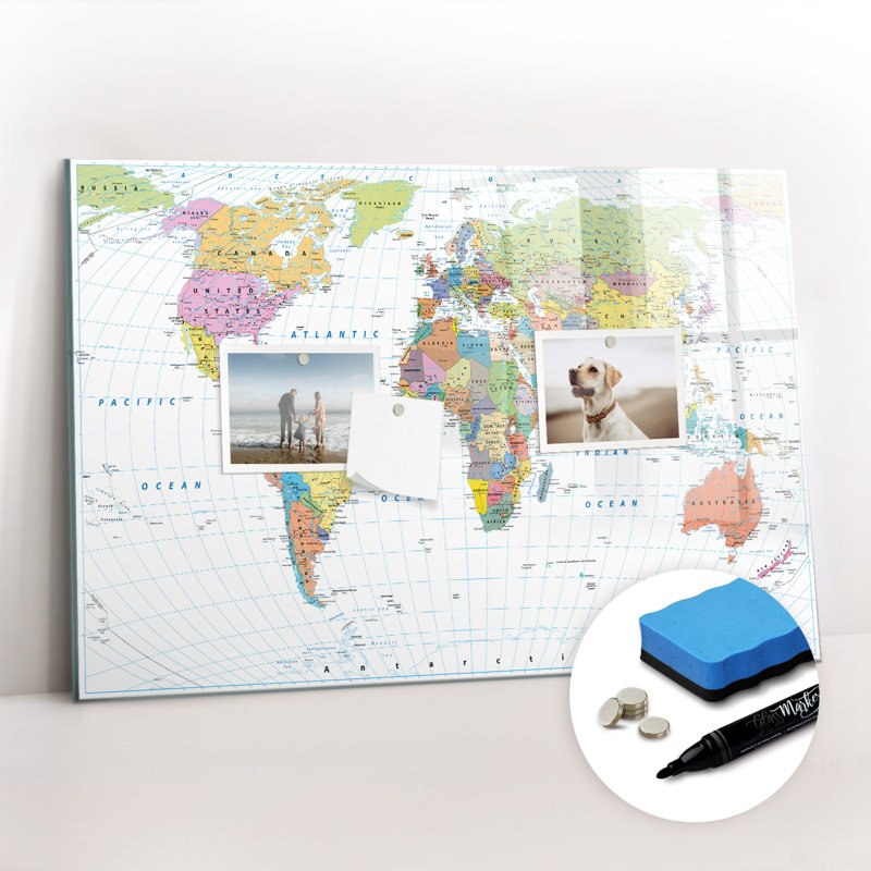 Magnetic Glass Dry Erase Board
