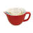 4‑Piece Stoneware Ribbed Batter Bowl Measuring Cups-94555444