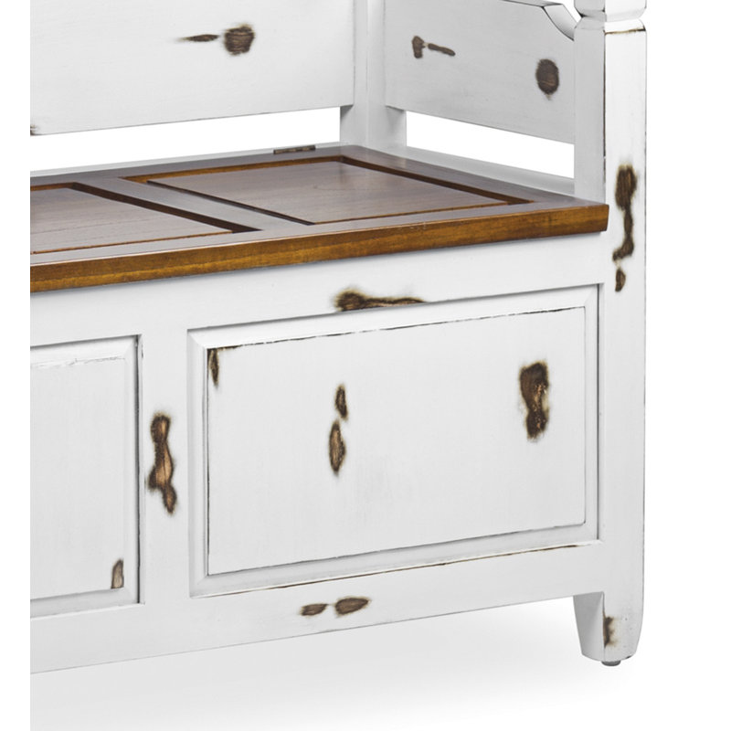 Solid Wood Storage Bench