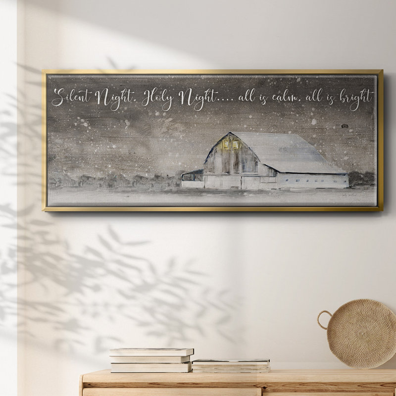 Silent Night- Framed Canvas