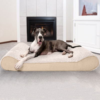 Ultra Plush Luxe Lounger Orthopedic Foam Contour Dog Bed
