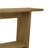 Console Table, Long Rectangular Top, 1 Shelf, 71 Inch Light Brown Wood