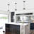 Douthett 1 - Light Textured Black Single Pendant