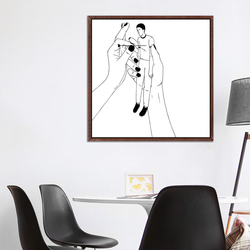 To Sting 1 Piece Wall Art on Canvas, 93.98 cm H x 93.98 cm W, Classic Brown Wood Framed