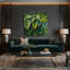 Art mural sur toile vert, Hawaiian Philodendron-1176635390