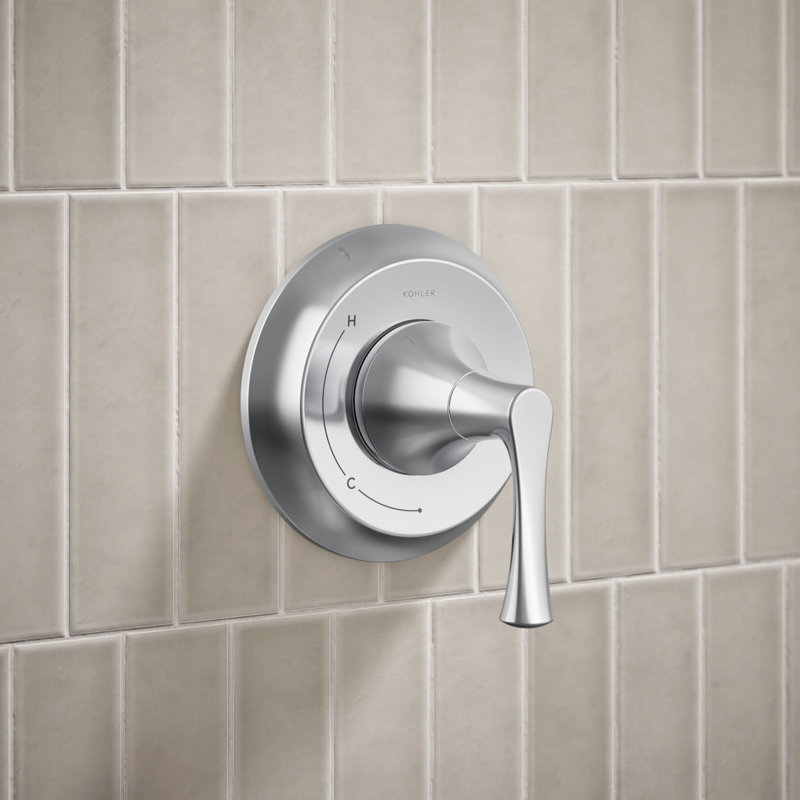 Buckley Rite-Temp Shower Trim Kit, Without Showerhead, Polished Chrome