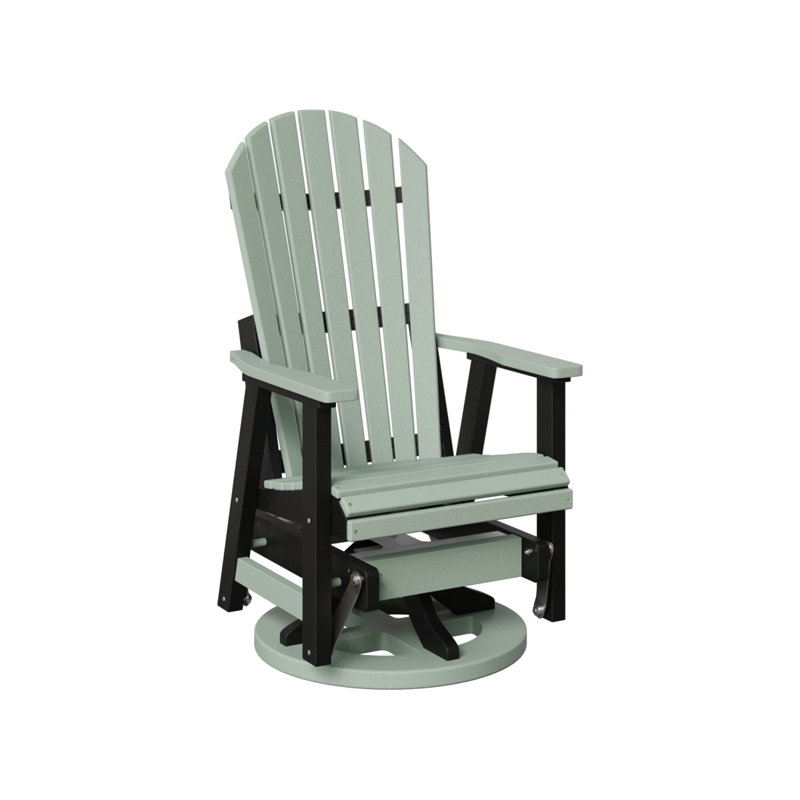 Fauteuil coulissant berçant berlinois berlinois, Seafoam Top/Black Base