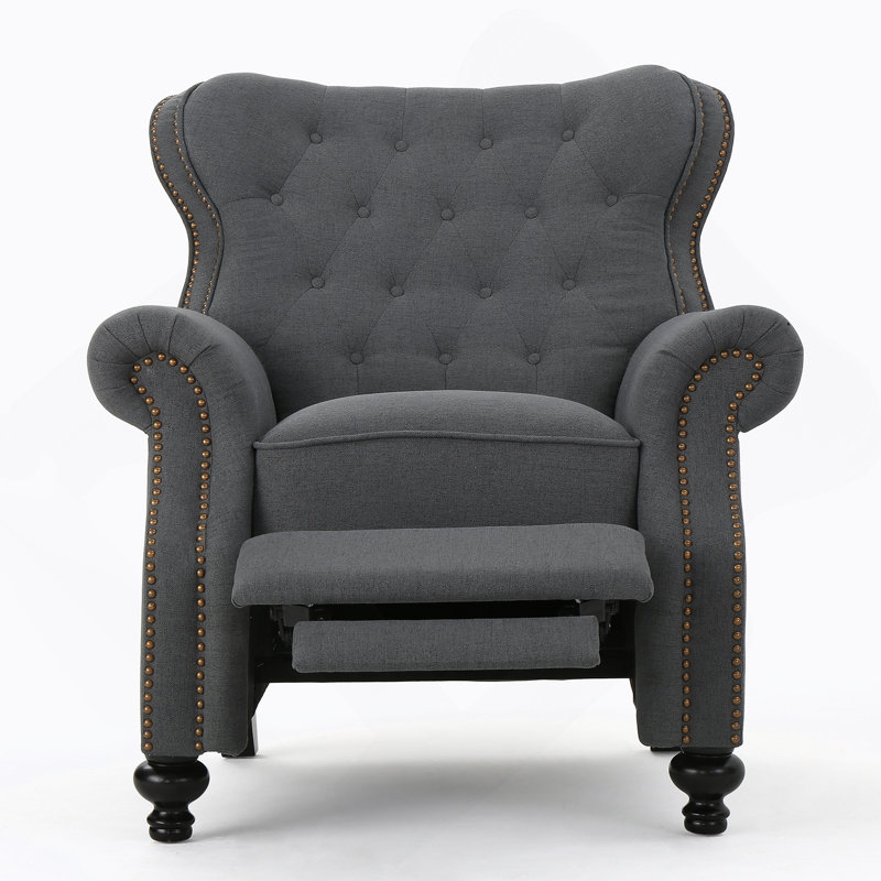 Fauteuil inclinable manuel 39,76 po Cozad, Gris anthracite