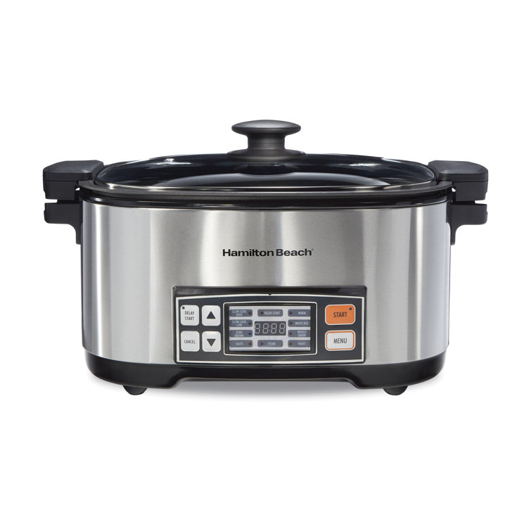 Hamilton Beach 10 qt. Stainless Steel Sear and Cook Stockpot Slow