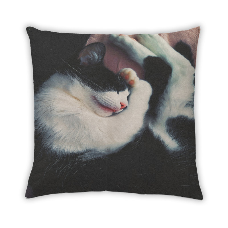 Coussin Cat Cats 16, Microsuède