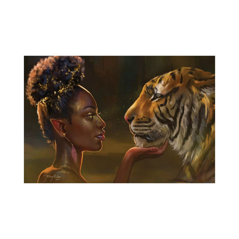 «Bewitch» par Hillary D Wilson - impression sur toile tendue, H 12 po x l 18 po x 1,5 po