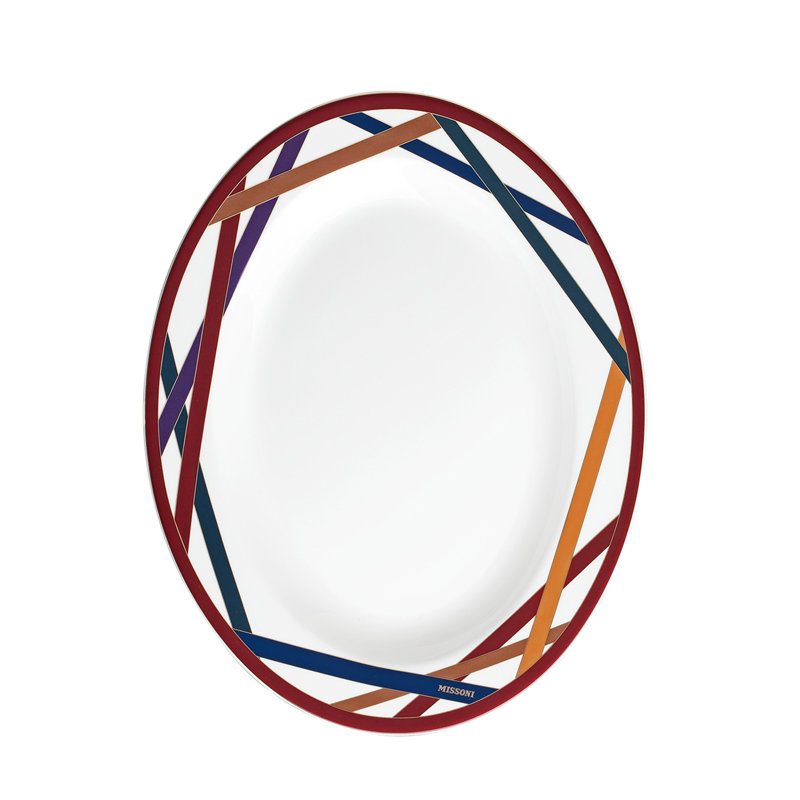 Nastri Bone China Appetizer Plate